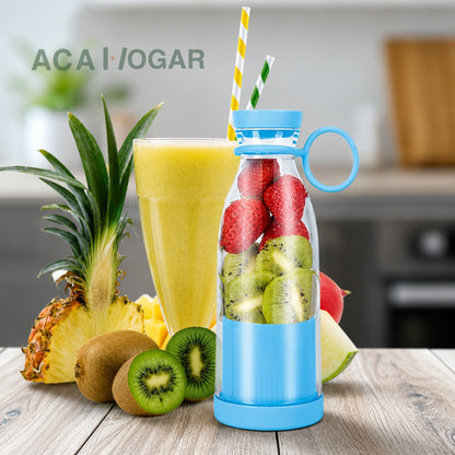 Botella Batidora Portátil USB Recargable 420 ml para Smoothies™
