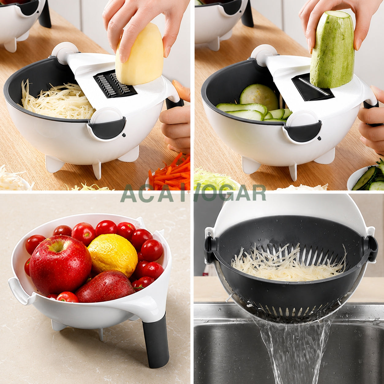 Cortador y Rallador de Verduras 9 en 1™